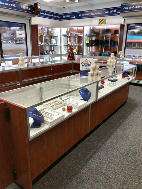 National jewelry and pawn - National Pawn & Jewelry 4. 3407 N Roxboro St, Durham, NC 27704 (919) 220-9999. ... Visit us today to experience the allure of our jewelry firsthand! NPJ N Roxboro Rd, Durham 10KT TWO TONE BRACELET $1,055.88 Add To Cart. Chanel Coco Brush Ring $1,499.88 Add To Cart. 14KT TriColor Religious ID Bracelet ...